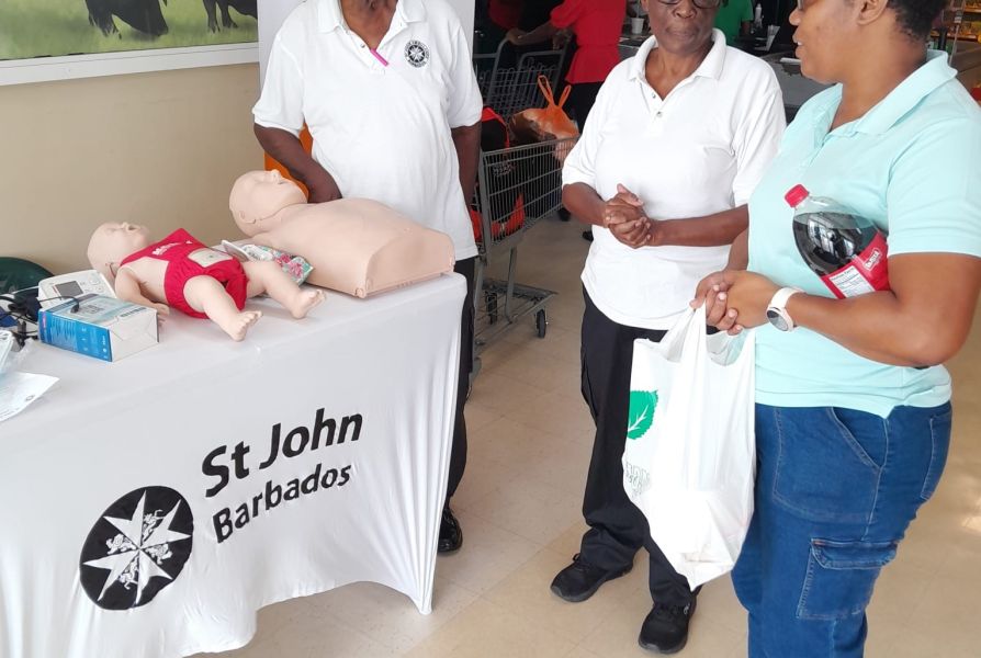 Community Outreach At Massy Supermarket 3