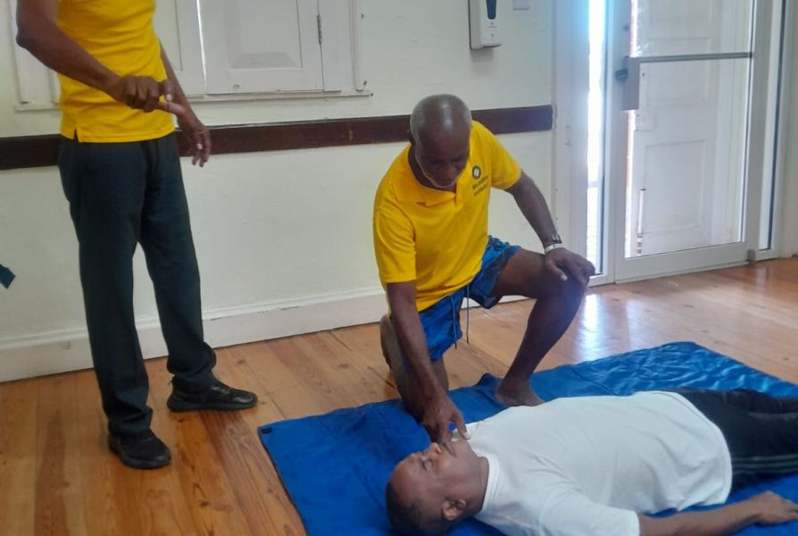 Council Members Being Trained In First Aid 7